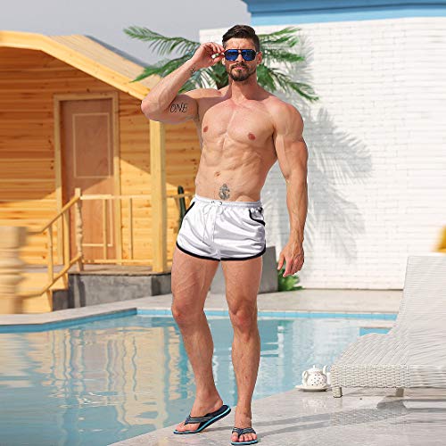 AIMPACT Heren Mesh Running Shorts Split Athletic Gym Shorts met Liner - Image 6
