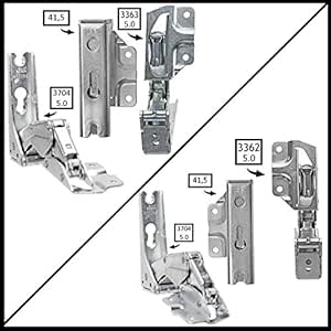 Spares2go 3363 3362 5.0 41,5 Hettich tipo de bisagras de puertas ...