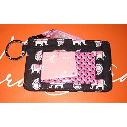 Vera Bradley Zip Id Case And Lanyard In Pink Elephants By Vera Bradley Hot Sale Www Ilvialerestaurant Be