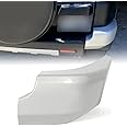 ECOTRIC Rear Bumper End Caps Cover Right Passenger Face Bar Extension End Painted Silver Compatible with 2007-2014 Toyota FJ Cruiser Replace for TO1105121 5246235021