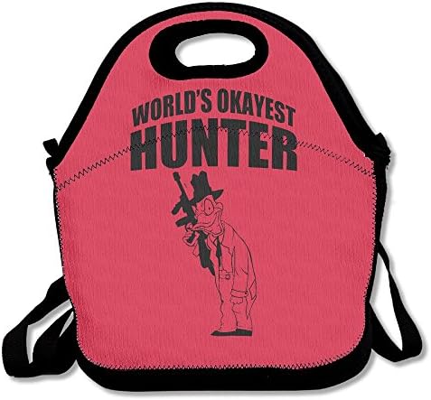 GUOFULIN Hunter Duck Lunch Bag Gourmet Insulating Style Lunch Tote Strap Box Cooler Container Bags Picnic Handbag Pouch For Women Men Kids Girls