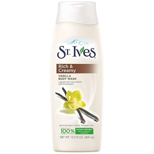 St Ives Rich and Creamy Vanilla Body Wash 400 mL