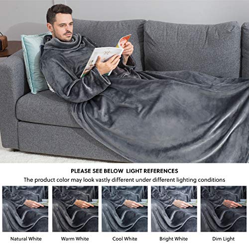 Bedsure Wearable Blanket with Sleeves and Pocket Pricepulse