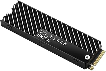 Amazon Com Wd Black 1tb Sn750 Nvme Internal Gaming Ssd Solid State Drive With Heatsink Gen3 Pcie M 2 2280 3d Nand Up To 3 470 Mb S Wds100t3xhc Computers Accessories