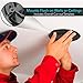 Pyle PDIC81RDBK, 8” Ceiling Wall Mount Speakers – Pair of 2-Way Midbass Woofer Speaker 1/2” Polymer Dome Tweeter Flush Design w/ 50Hz – 20kHz Frequency Response & 250 Watts Peak Easy Installationthumb 3