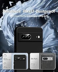 Dssairo 3 in 1 for Google Pixel 7 Case, with 2 Pack