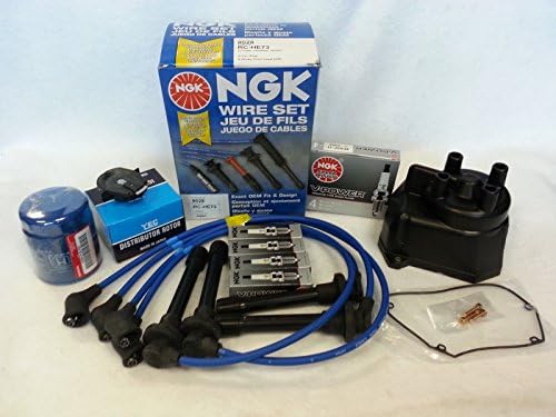 1998-2002 Honda Accord LX EX 2.3L 4cyl Tune Up Kit (NGK V-Power) #3