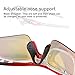 Polarized Sports Sunglasses, Poshei P01 Outdoor Sun Glasses with 5 Interchangeable Lenses for Men Women Baseball Cycling Fishing Golf (Red&Grey)