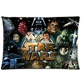 Generic Custom Star Wars Pillowcase Cushion Cover Design Standard Size 20X30 Two Sides