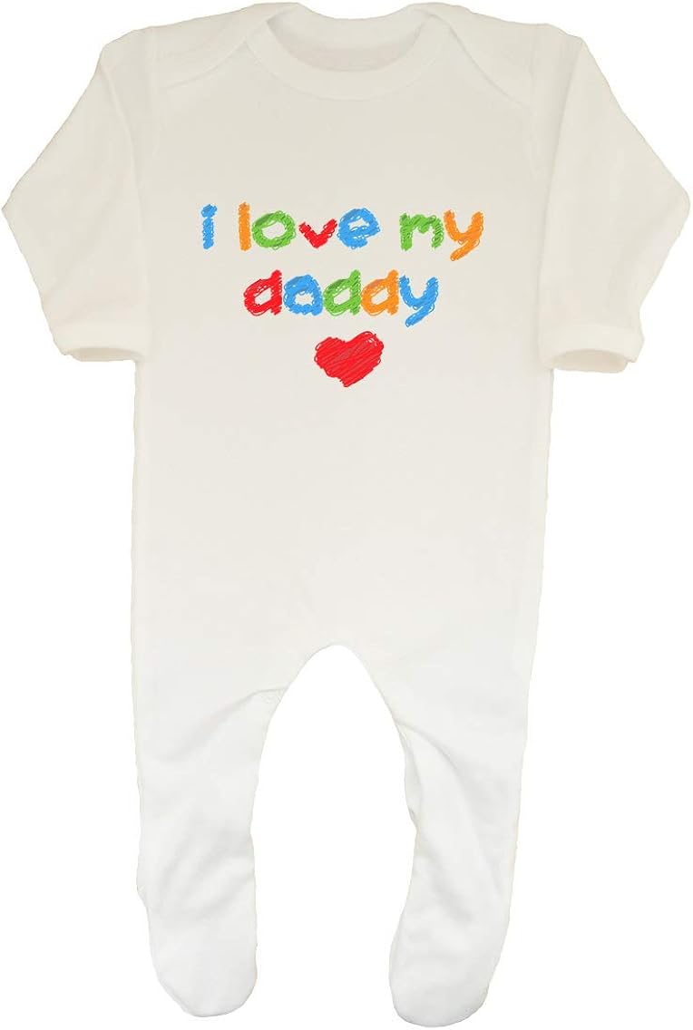 i love my daddy sleepsuit unisex