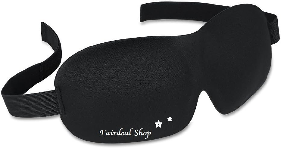 Eye Mask - Sleep Mask - Sleeping Masks for Unisex - Soft Padded Blindfold 3D