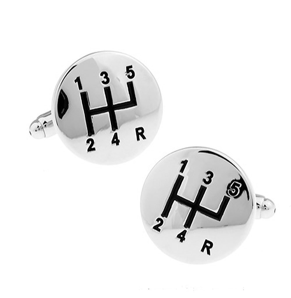 Ashton and Finch Gear Stick Car Vehicle Cufflinks For Men Novelty Gifts & Presents