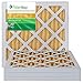 Filterbuy 14x14x1 Air Filter MERV 11 Allergen Defense (4-Pack), Pleated HVAC AC Furnace Air Filters Replacement (Actual Size: 13.75 x 13.75 x 0.75 Inches)