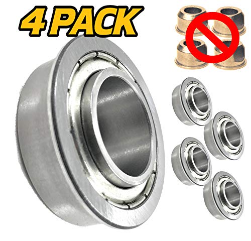HD Switch (4 Pack) AM127304, AM118315 John Deere Front Wheel Bearings with Steel Seals Compatible with John Deere