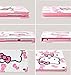 Apple New iPad 9.7 case 2017 2018 ipad 5th 6th Generation A1822 A1823 A1893 A1954, Hello Kitty Design Folio Style PU Leather Hard Case for Apple New iPad 9.7 inch Case 2018 2017 Generation , Pink