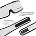 HOMMINI Sleep Mask, Eye Mask for Sleeping, 3D Breathable Memory Foam Contoured Modular Nap/Travel Sleeping mask, Light Blockout with Adjustable Anti-Slip Gel/Ear Plugs/Travel Pouch for Men Women Kids
