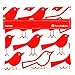Lunchskins Reusable Quart Bag, Red Bird