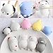 Outee Mochi Squishies Cat Toys, 9 Pcs Squishies Animal Stress Relief Toys Mochi Cat Squishies Stress Cat Squishies Toys Stress Mini
