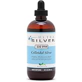 Ultra Silver&reg; Colloidal Silver | 500 PPM, 8 Oz (236mL) | Mineral Supplement | True Colloidal Silver - with Dropper