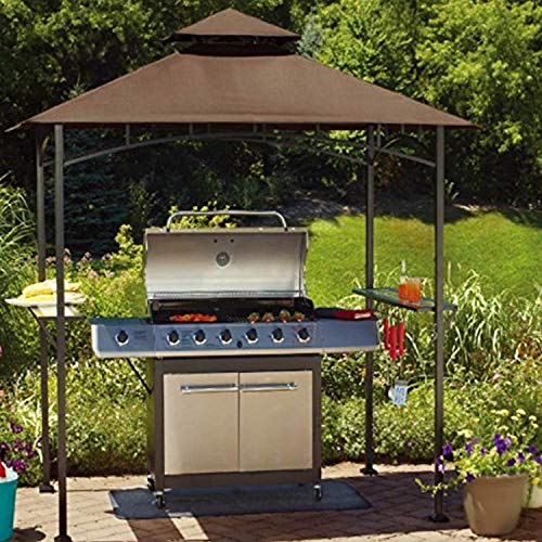 Sunjoy 110109139 Original Replacement Canopy Grill Gazebo (8X5 Ft) L
