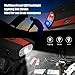 PUSHIDUN 1500 Car Jump Starter, 12V 800A 15000mAh Peak (Up to 5.0L Gas or 4.0L Diesel Engine) Portable Auto Booster,Dual USB Power Bank Battery, Smart Jumper Cables,Built-in LED Light & Compass