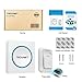 Wireless Doorbell, TeckNet Waterproof LED Door Bell Chime Kit with 1 Push Button and 1 Plug in Receiver, Operating at over 200m/656ft Range with 48 Chimes