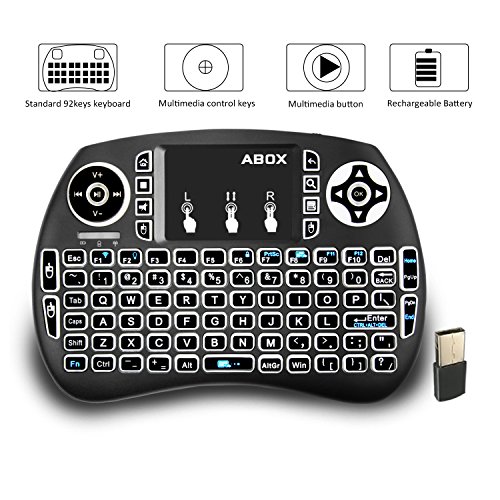 Backlit Mini Keyboard, GooBang Doo 2.4GHz Mul…