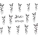 Sandistore Fashionable Water Transfer Slide Decal Sticker Nail (XF1429)