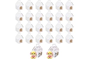 26pcs Puppy Party Favor Boxes Gift Box Pet Birthday Dog Favors Boxes Diy House Themed Foldable Stuff for Crafting Decorations