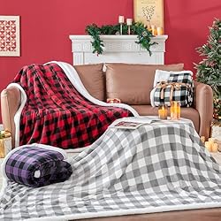 BEDELITE Sherpa Fleece Blankets Queen Size - Black