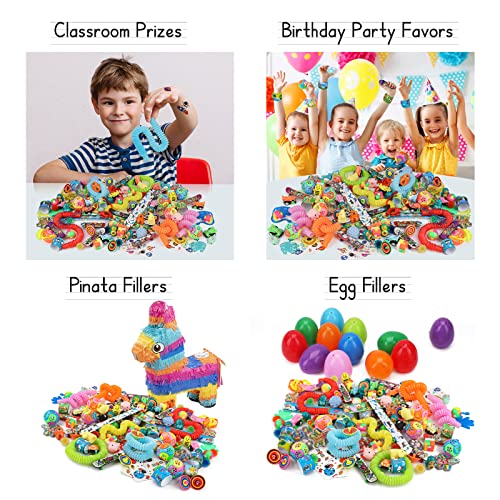 nicknack 120PCS Party Bag Fillers Unisex Kids Classroom Prizes Rewards Goodie Loot Bag Fillers Party Favour Toy Assortment for Boys Girls Gifts