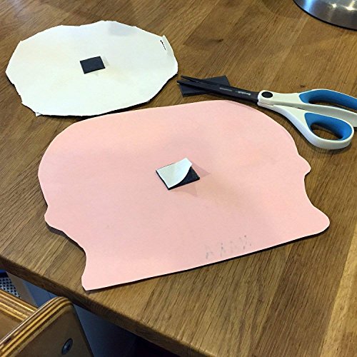 image for X-bet MAGNET Magnetic Squares - 110 Self Adhesive Magnetic Squares (Ea