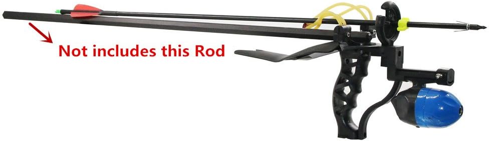 DDMARK Powerful Archery Slingbow Wrist Brace Catapult Bowfishing with Fishing Reel Arrow Brush Catapult Hunting Slingshot Kit