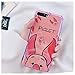 Ultra Slim Soft TPU Yellow Winnie The Pooh Bear Pink Piglet Case for iPhone 7Plus 8Plus 7+ 8+ Shockproof Bling Glitter Shiny Smooth Disney Cartoon Cute Lovely Stylish Cool Girls Women Teens Kids