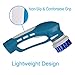 Lewisia Household Power Scrubber with 2 Batteries 4 Brushes 1 Scouring Pad Rechargeable Cordless Scrubber for Bathroom and Kitchen Multi Purpose Bathtub Cleaner