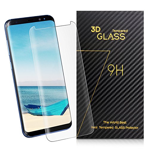 Amoner galaxy s8 screen protector [full coverage] [hd c…