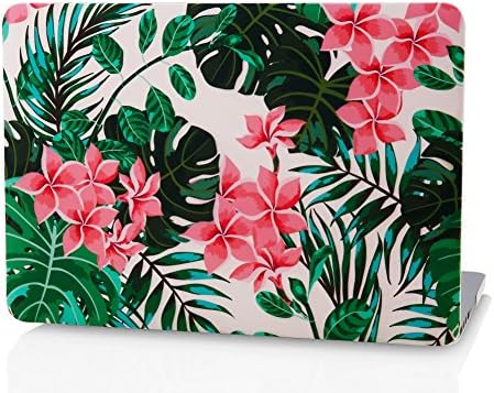 Sutena MacBook Air 13 Inch Rubber Coated Soft Touch Plastic Hard Shell Case Cover (Flower)