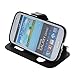 YINCANG Leather Side Stand Flip Shell Back Case Cover For Samsung Galaxy Grand Duos I9080 / Neo (I9060) Black