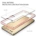 Ringke Fusion Compatible with Huawei P9 Plus Crystal Clear PC Back TPU Bumper Drop Protection, Shock Absorption Technology Protective Cover Huawei P9 Plus Case - Rose Gold