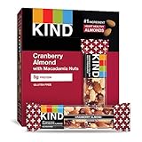 KIND Bars, Cranberry Almond + Antioxidants, Gluten Free, 1.4 Ounce Bars, 12 Count