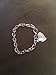 SeaISee 925 Sterling Silver Fashion Bracelet/bangle Jewelry Trendy Women Double Heart Charm Bracelets