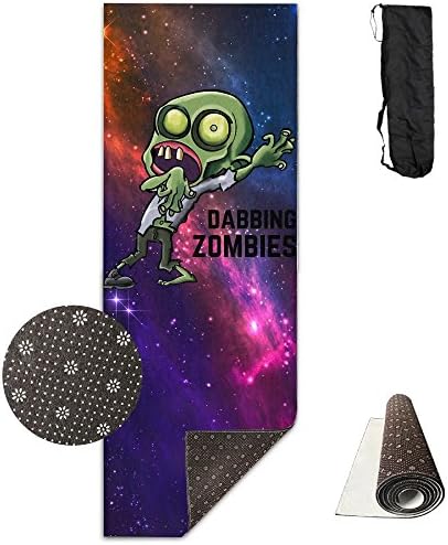 Dabbing Horrible Zombie Non-Slip Exercise Yoga Mat Premium Printed Reversible Anti-Tear Fitness Exercise Eco-friendly Yoga And Pilates Mat