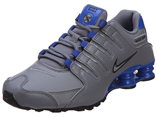 Nike Shox NZ Men US 8 Gray Running Shoe