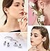 Hanpabum 16-18G 7Pairs Stainless Steel Ear Cartilage Earrings CZ Ear Cuffs Climber Earrings Tragus Stud Earrings for Women