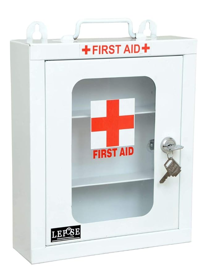 Lepose Wall mountable Metal First Aid Box/Emergency Medical kit/First Aid Box for School, Office