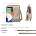 seOSTO Womens Small Crossbody Bag, Tassel Cell Phone Purse Holder Wallet For woman Girls