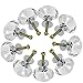 Rbenxia 30mm Glass Diamond Shape Cabinet Knob Cupboard Drawer Pull Handle Used for Cabinet or Drawer Pack of 10pcs