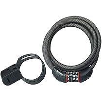 MARQUE Straight Combination Bike Lock Cable - 3/8 Inch (5FT, 10FT, 15FT...