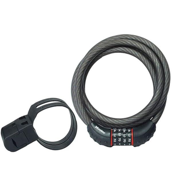 MASTER LOCK CABLE LOCK, SET YOUR OWN COMBINATION...
