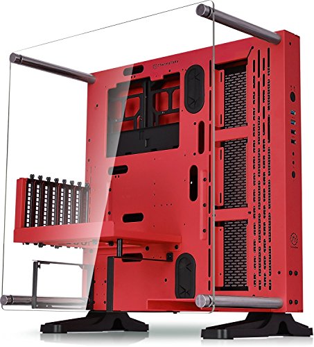 Thermaltake Core P3 SE Red Edition ATX Open Frame Panoramic Viewing Tt LCS Certified Gaming Computer Case CA-1G4-00M3WN-01